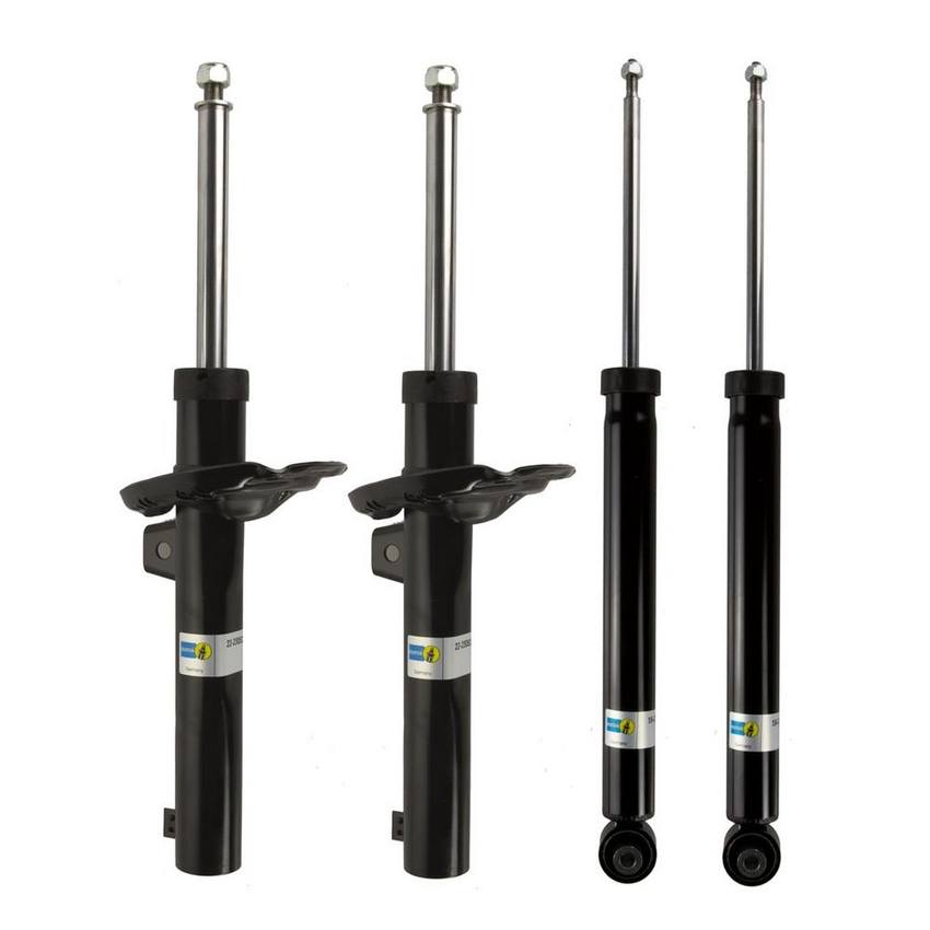 VW Suspension Strut and Shock Absorber Assembly Kit - Front and Rear (B4 OE Replacement) 5QM513029M - Bilstein 3801453KIT